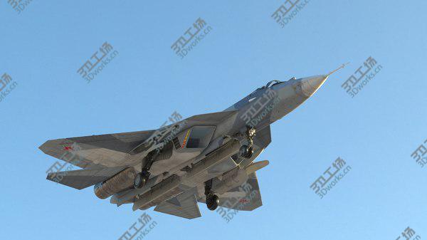 images/goods_img/20210312/3D Stealth Multirole Fighter SU 57/3.jpg
